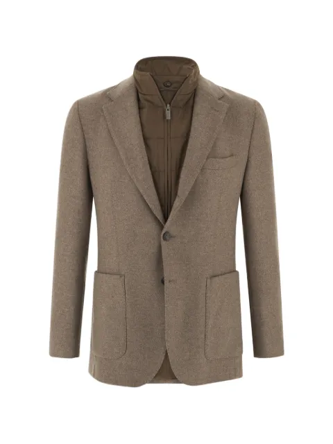 Boggi Milano blazer in wool blend with removable bib