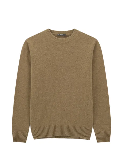 Boggi Milano crew neck jumper in wool blend