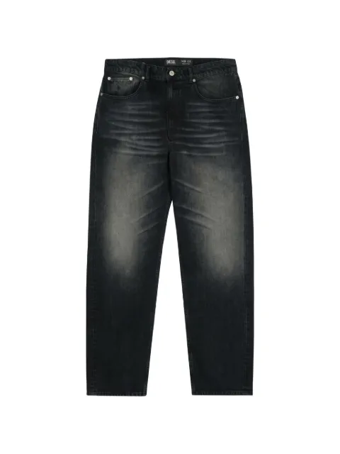 PATTA whiskered logo-patch jeans