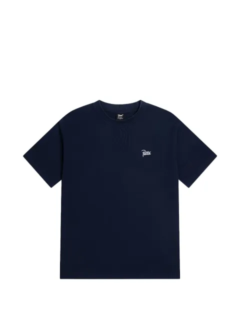 PATTA waffle-knit logo-embroidered T-shirt