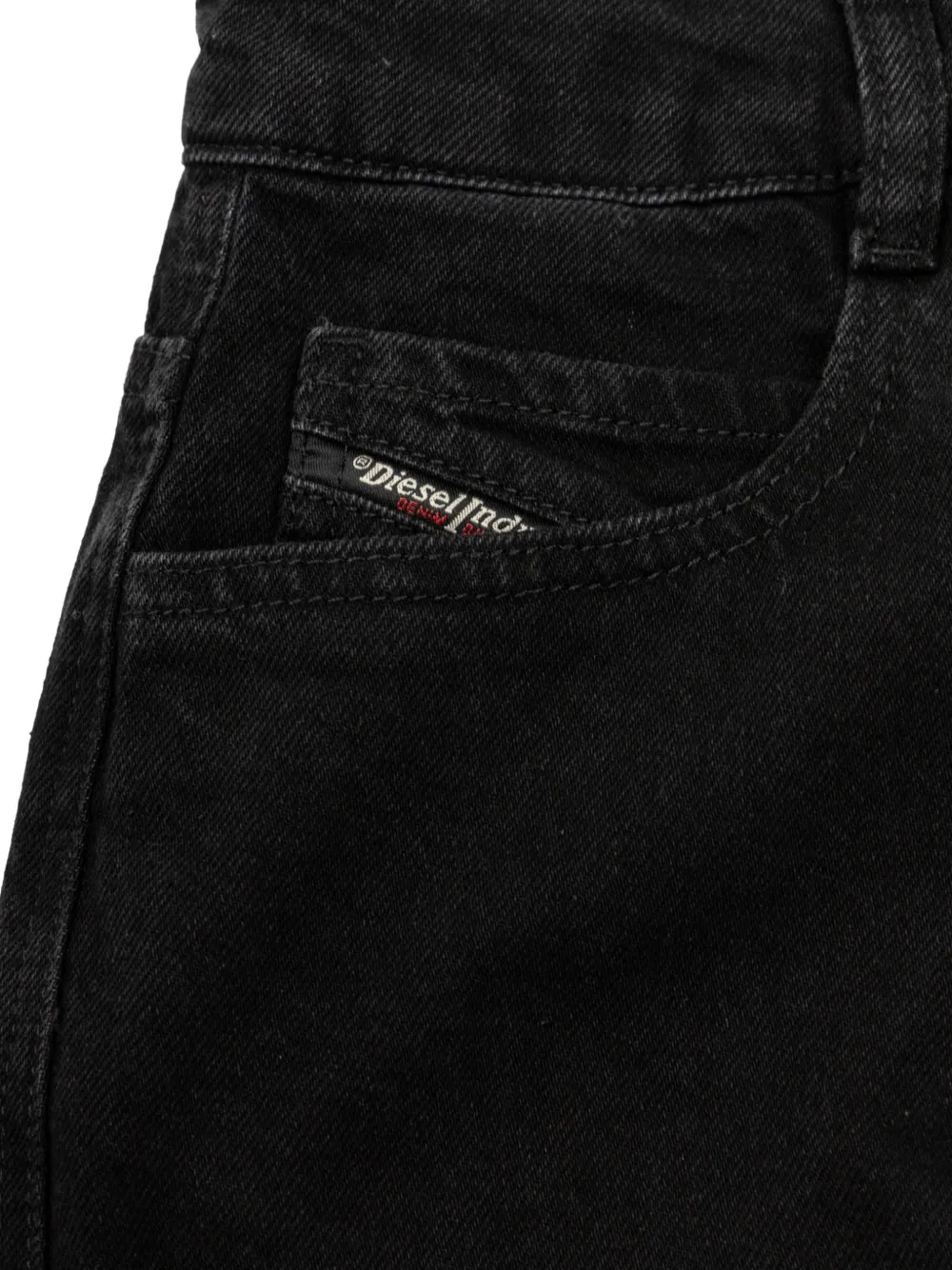 Diesel Kids D-Devon relaxed jeans Zwart