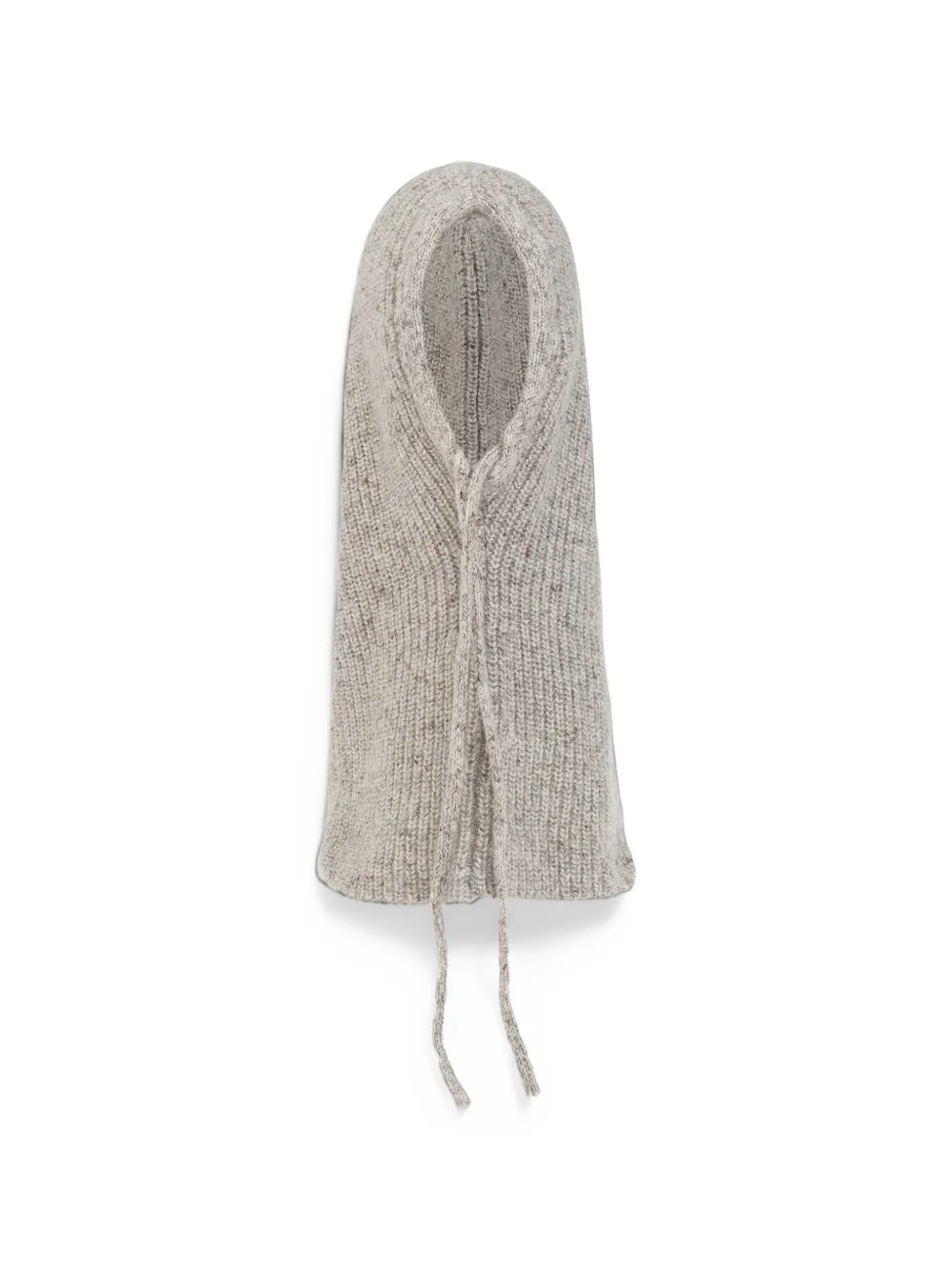 Fabiana Filippi ribbed-knit balaclava Grijs