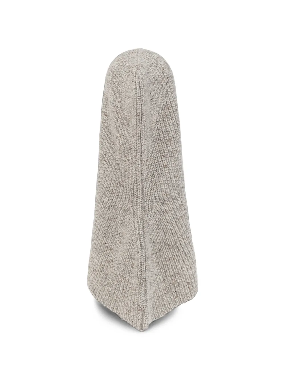 Fabiana Filippi ribbed-knit balaclava Grijs