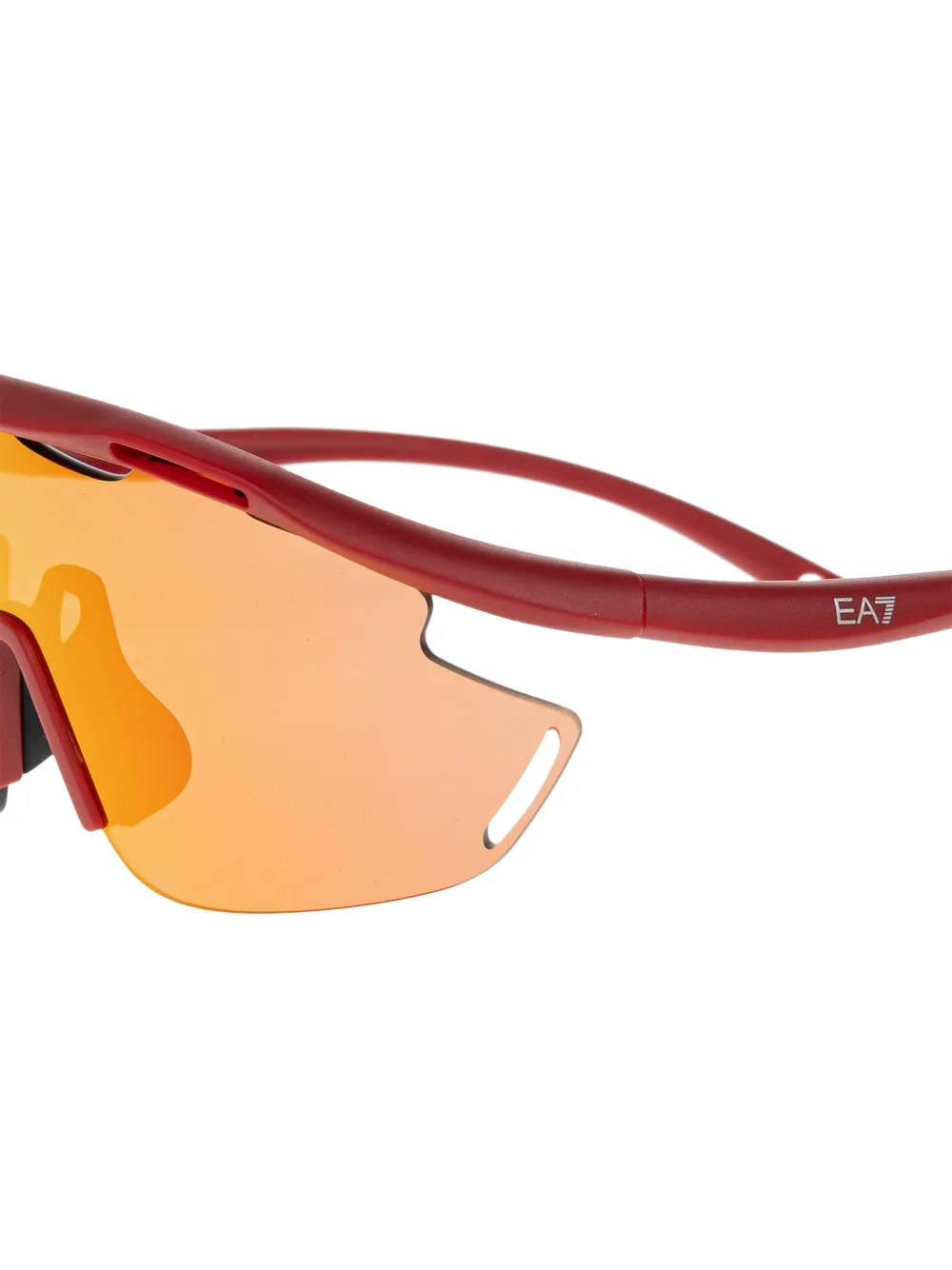 Ea7 Emporio Armani shield-lens sunglasses Rood