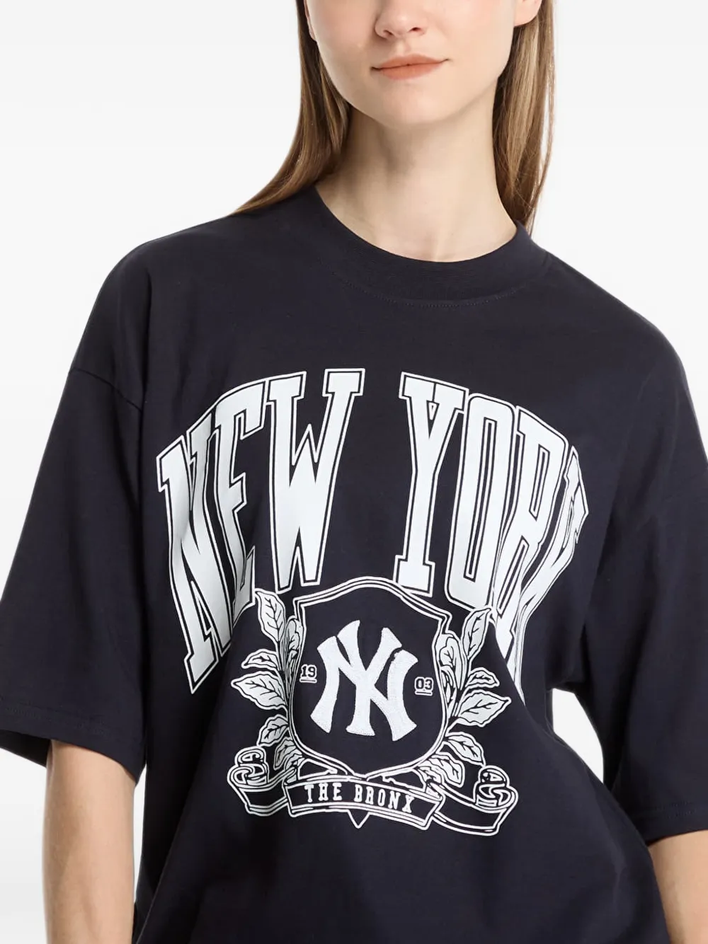 NEW ERA CAP oversized T-shirt Blauw