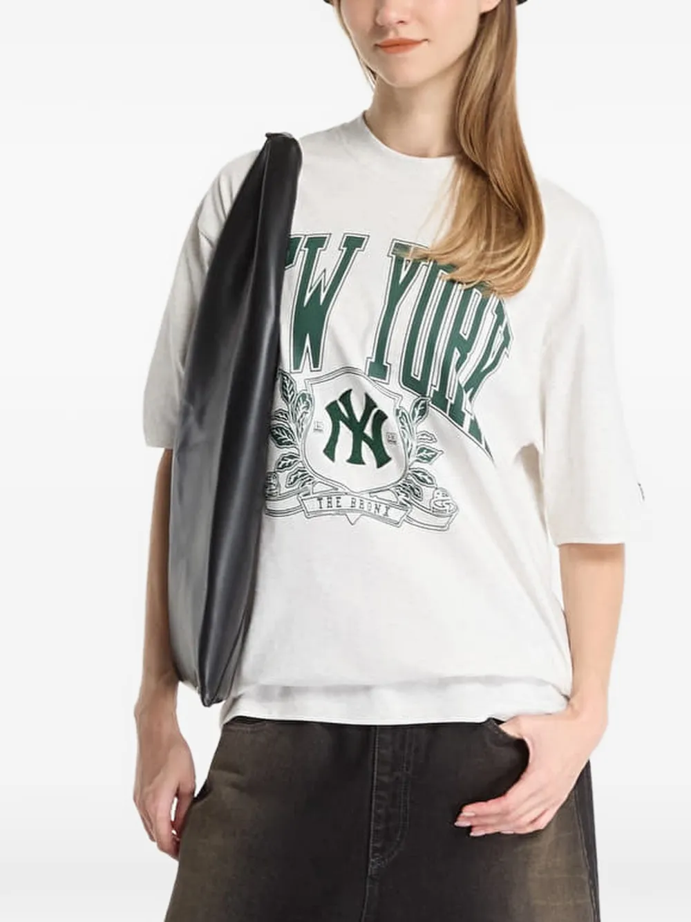 NEW ERA CAP New York Yankees MLB Arch oversized T-shirt Wit