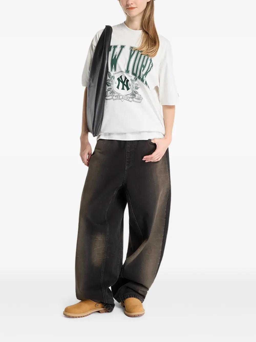 NEW ERA CAP Oversized T-shirt Wit