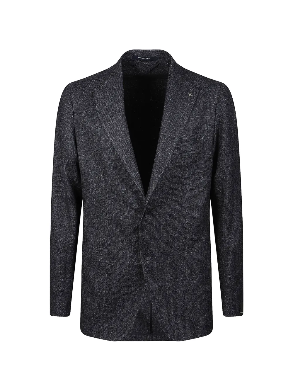 Tagliatore marl-effect wool blazer Grijs