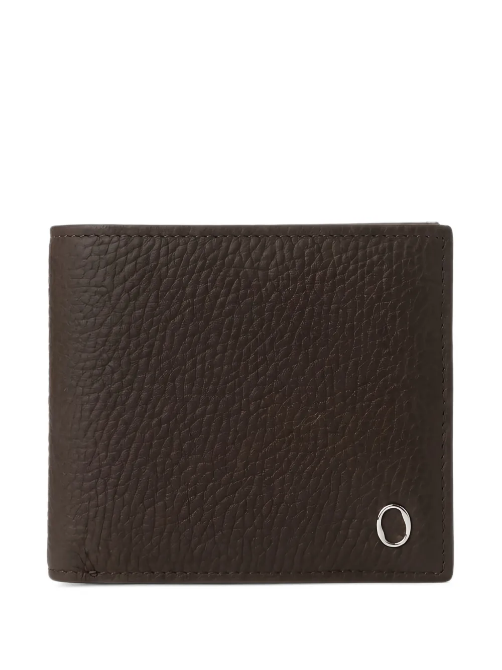 Orciani leather billfold wallet - Braun