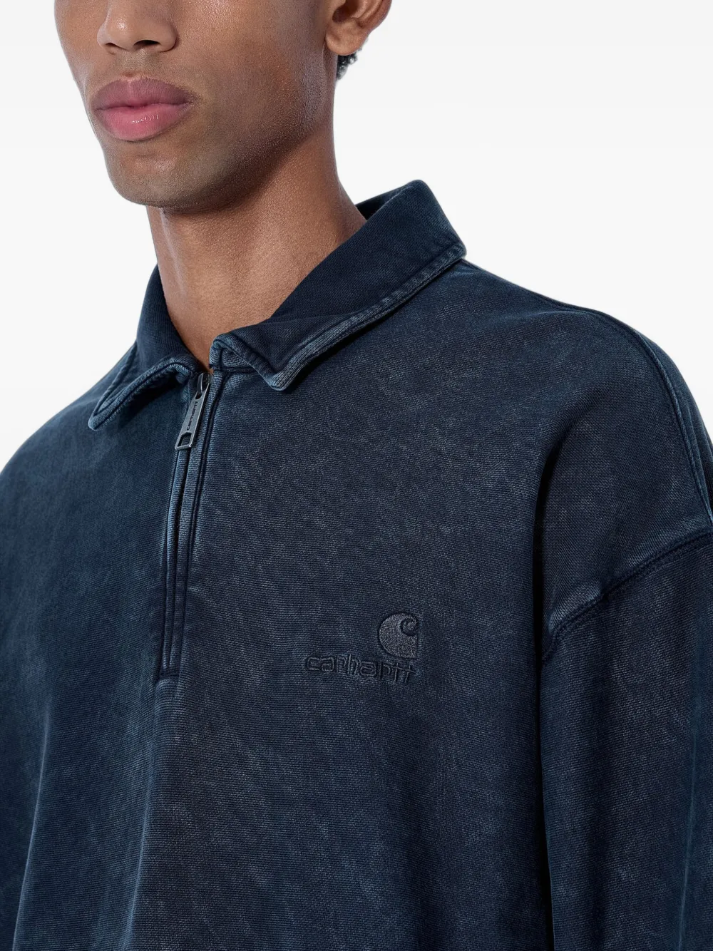 Carhartt WIP Lambert polo sweatshirt Blauw