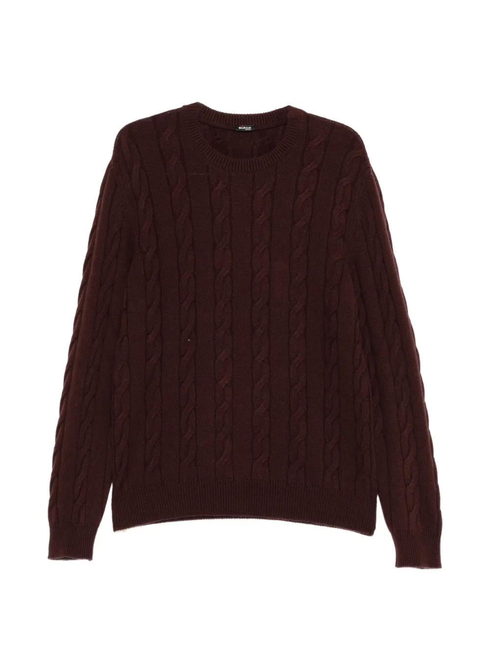 Kiton cable-knit sweater | Brown | Image 1