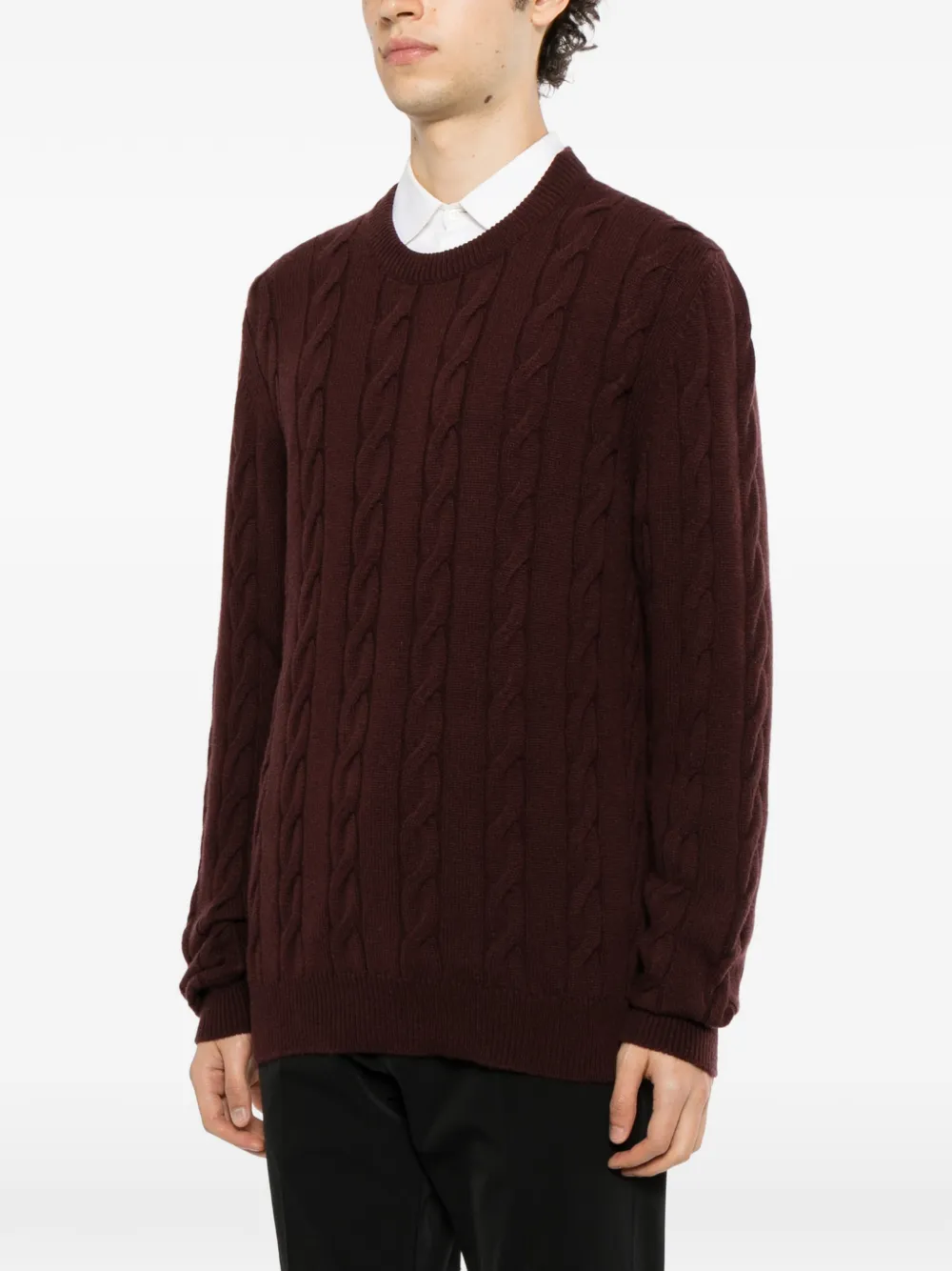 Kiton cable-knit sweater Bruin