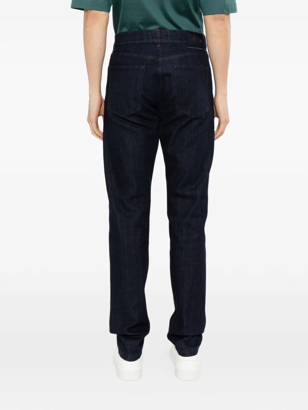 Kiton straight-leg jeans Blauw