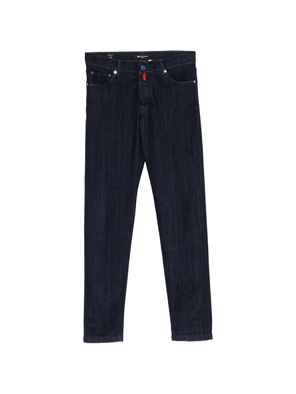 Kiton straight-leg jeans - Blu