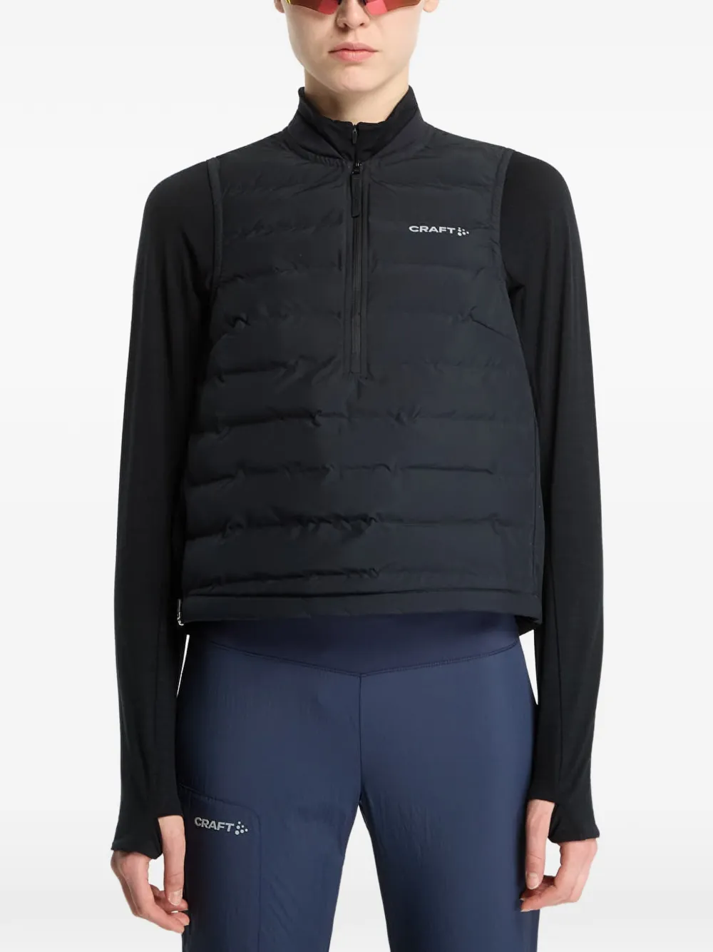 CRAFT SubZ gewatteerde bodywarmer Zwart