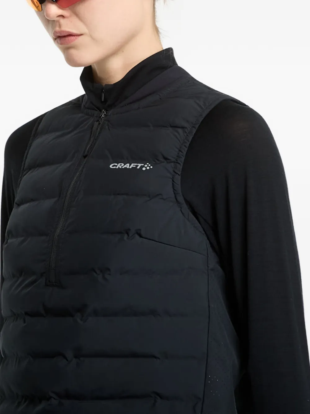 CRAFT SubZ gewatteerde bodywarmer Zwart