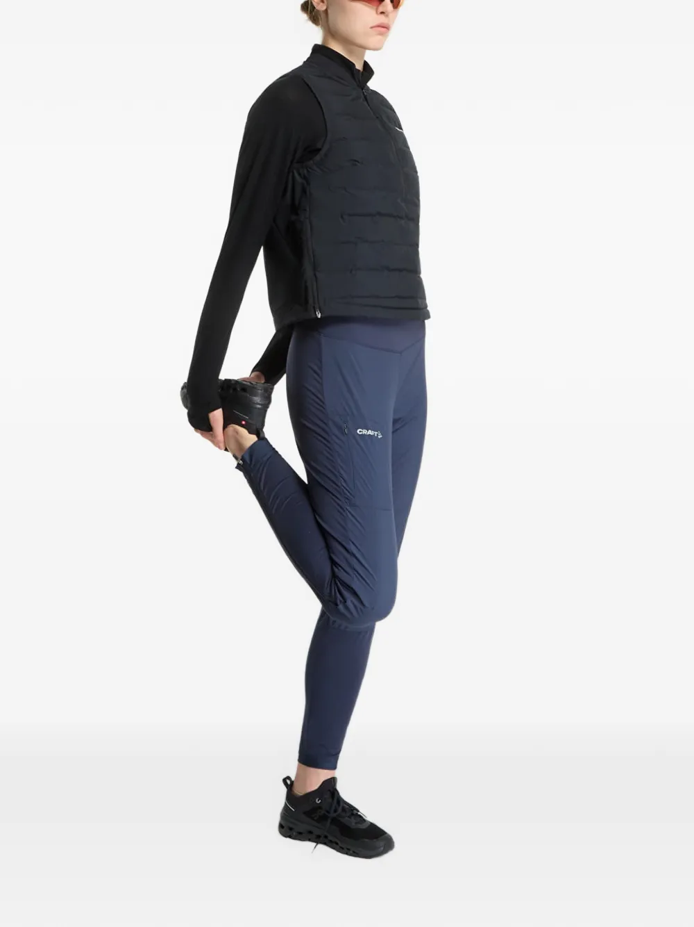 CRAFT SubZ gewatteerde bodywarmer Zwart