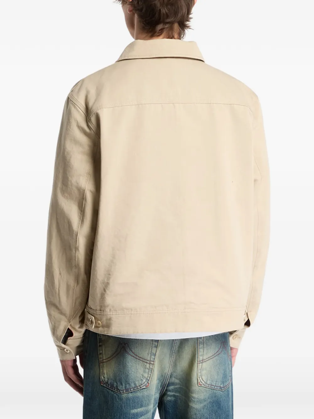 Kenzo Varsity jack met borduurwerk Beige