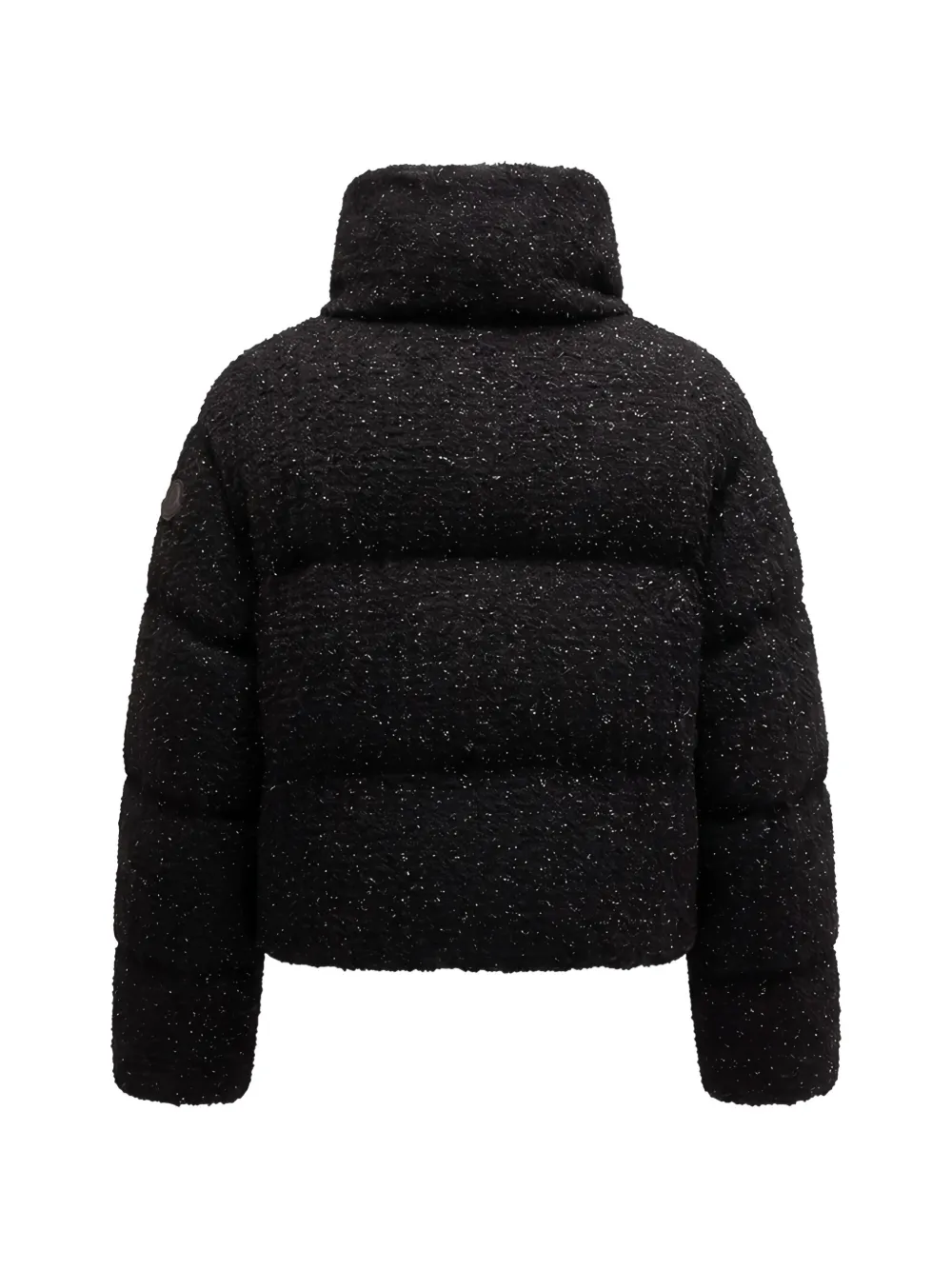 Moncler Almee teddy short down jacket Zwart