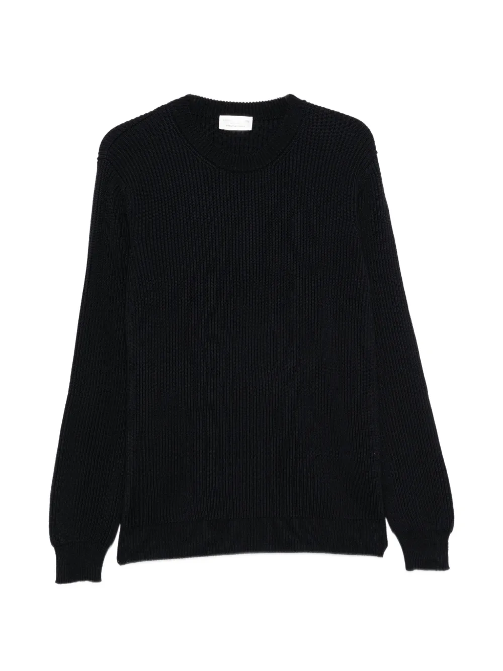 Roberto Collina ribbed-knit wool sweater Zwart