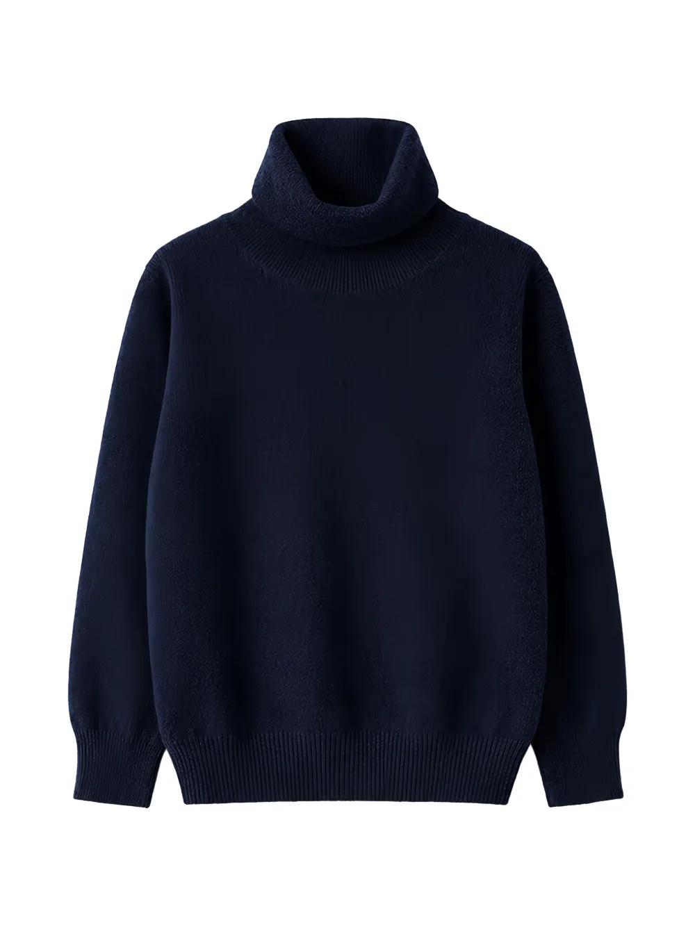 Il Gufo roll-neck merino wool sweater Blauw