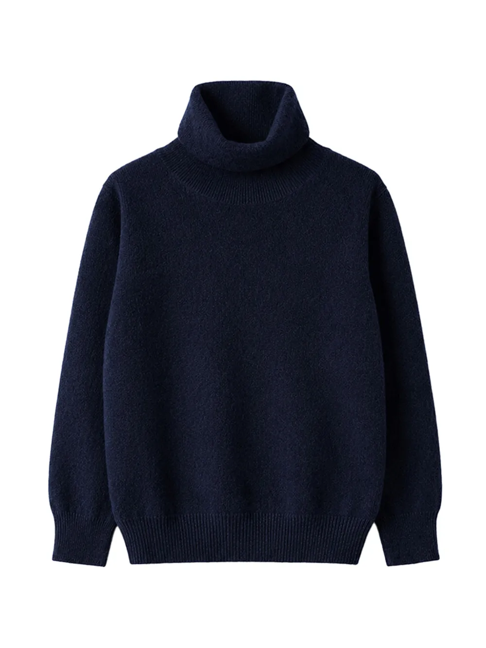 Il Gufo roll-neck merino wool sweater Blauw