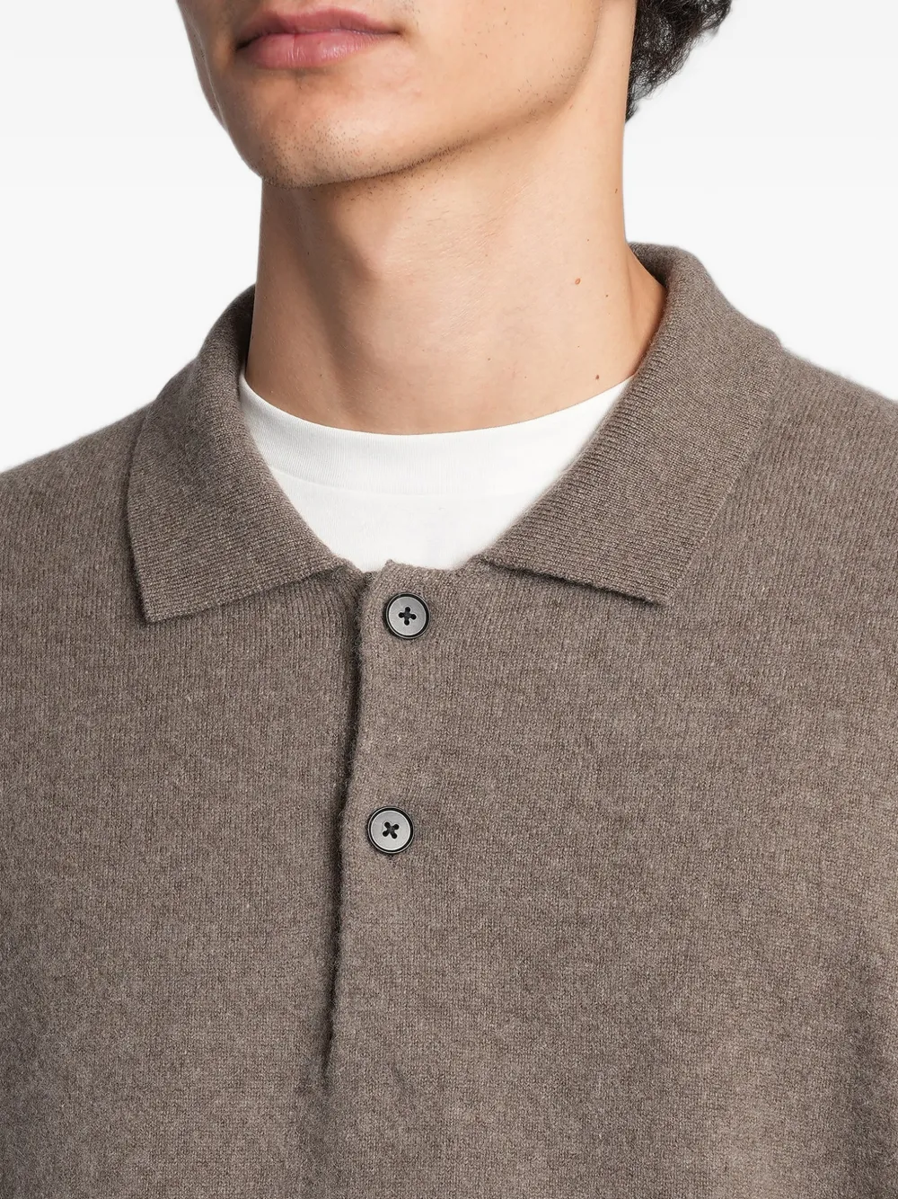 ssstein long-sleeved polo shirt Bruin
