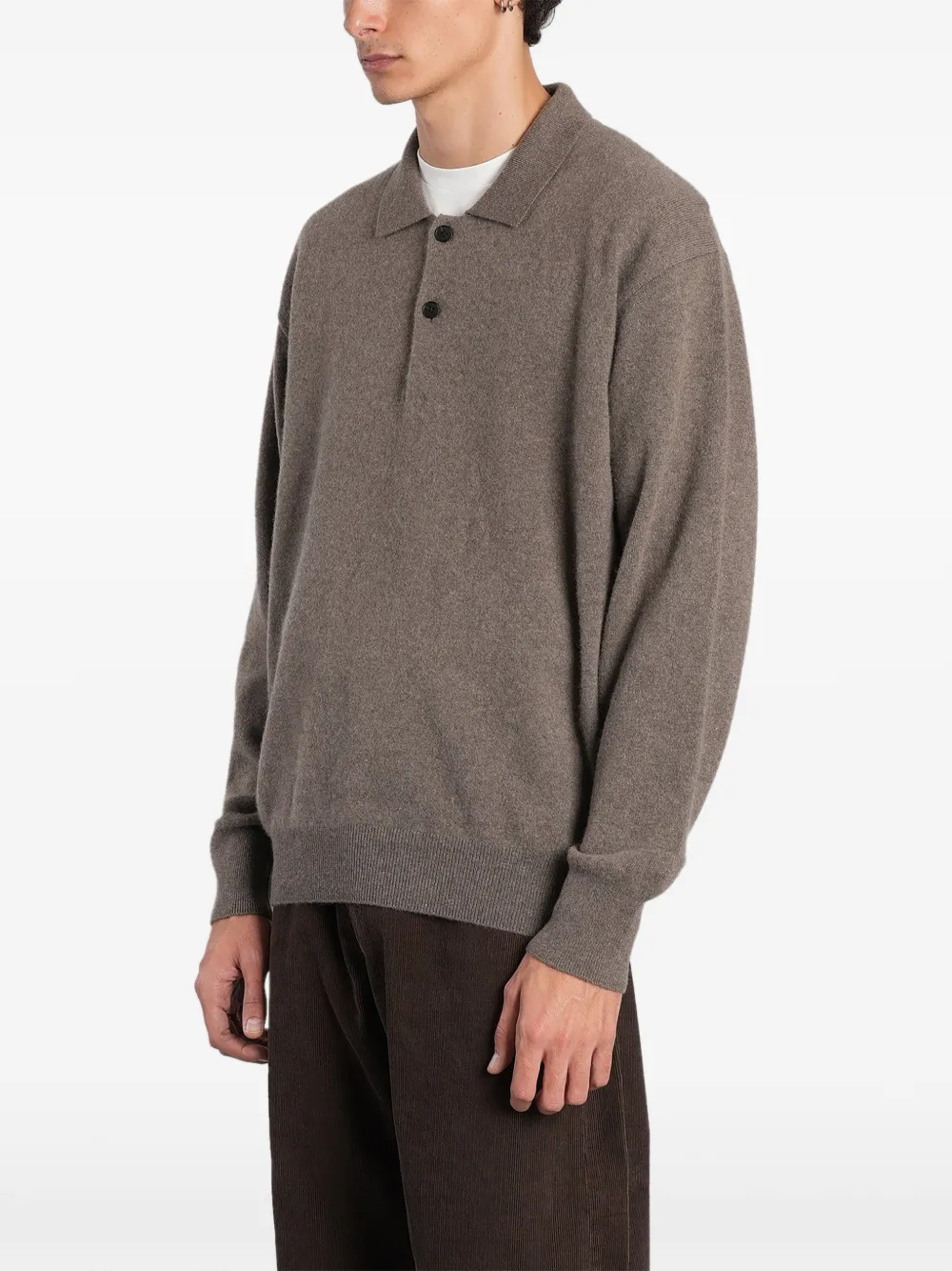 ssstein long-sleeved polo shirt Bruin