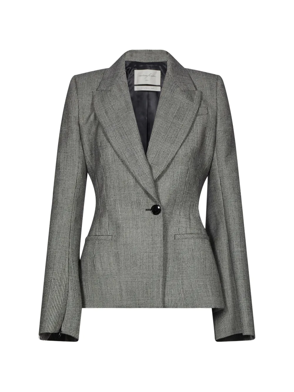 Matières Fécales Prince of Wales check blazer - Grey