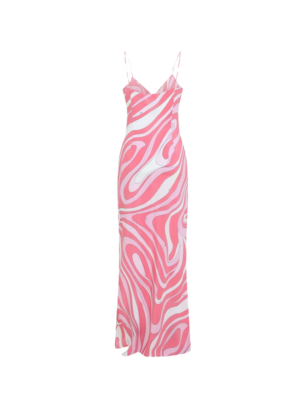 PUCCI Iride-print silk maxi dress Roze