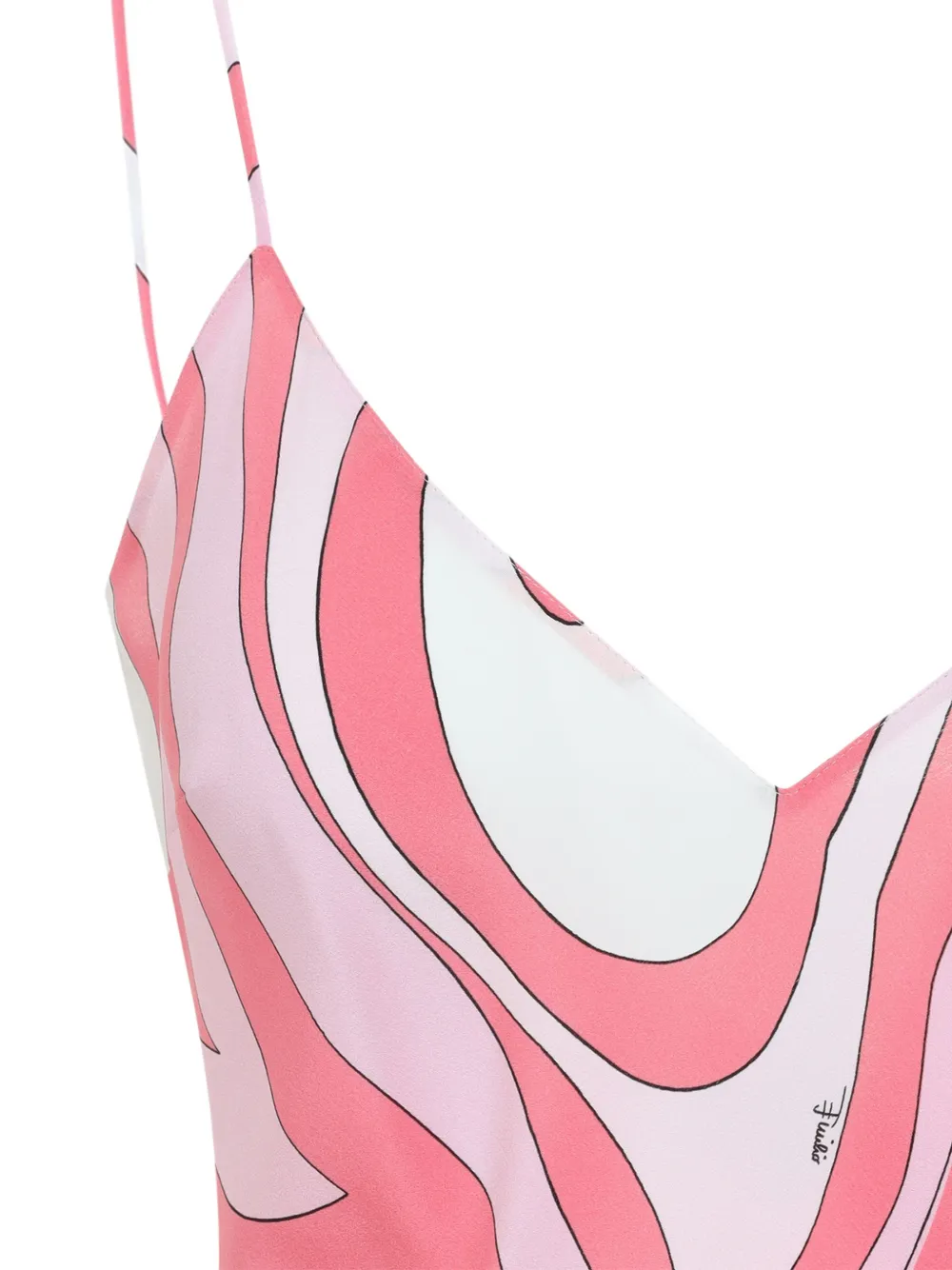 PUCCI Iride-print silk maxi dress Roze