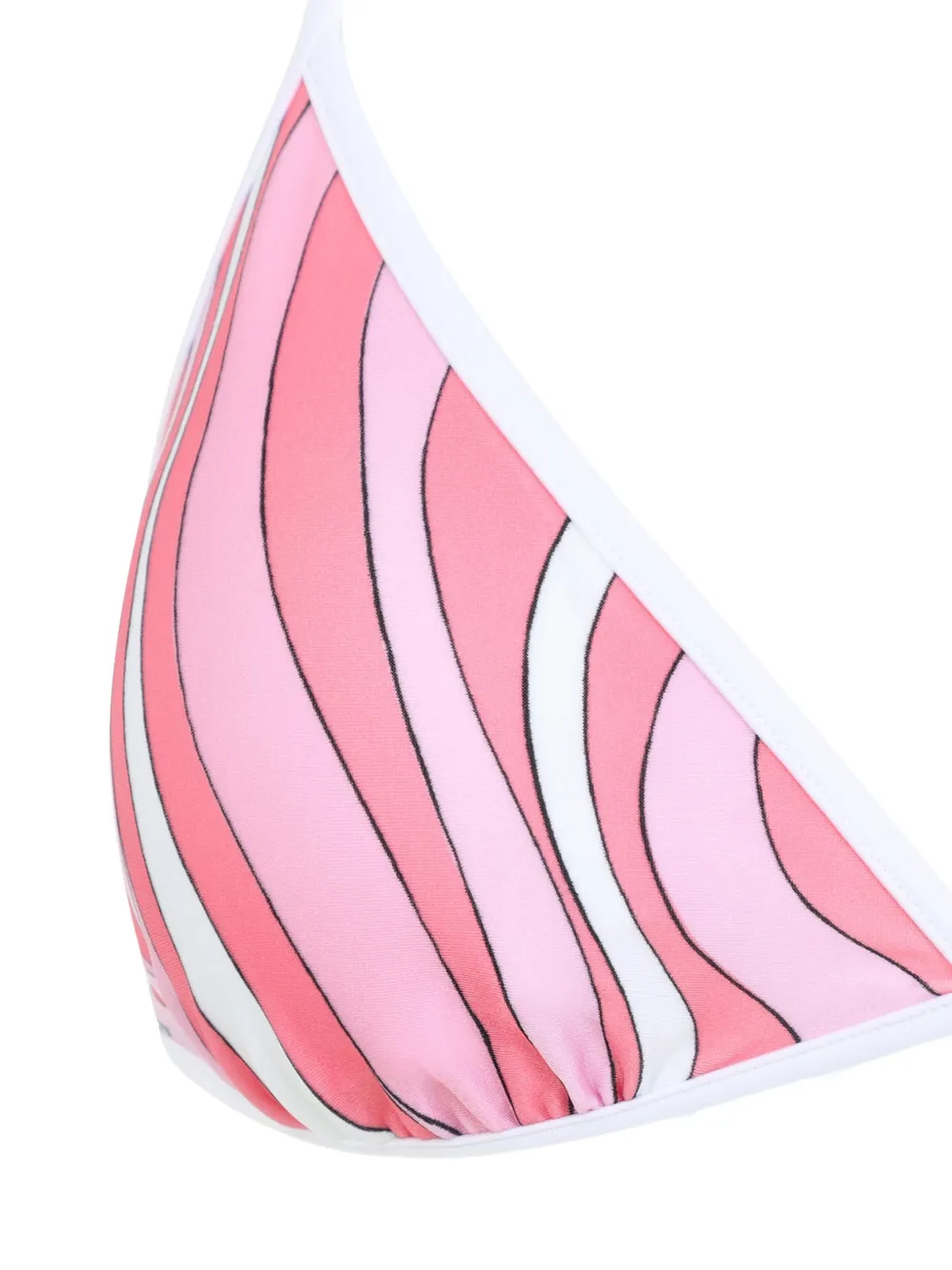 PUCCI Iride-print triangle bikini top Roze