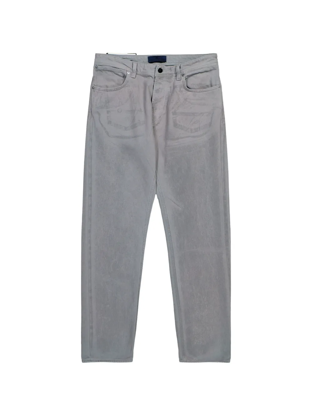 Stone Island J100005 corroded reflective light bull denim-TC jeans - Grigio