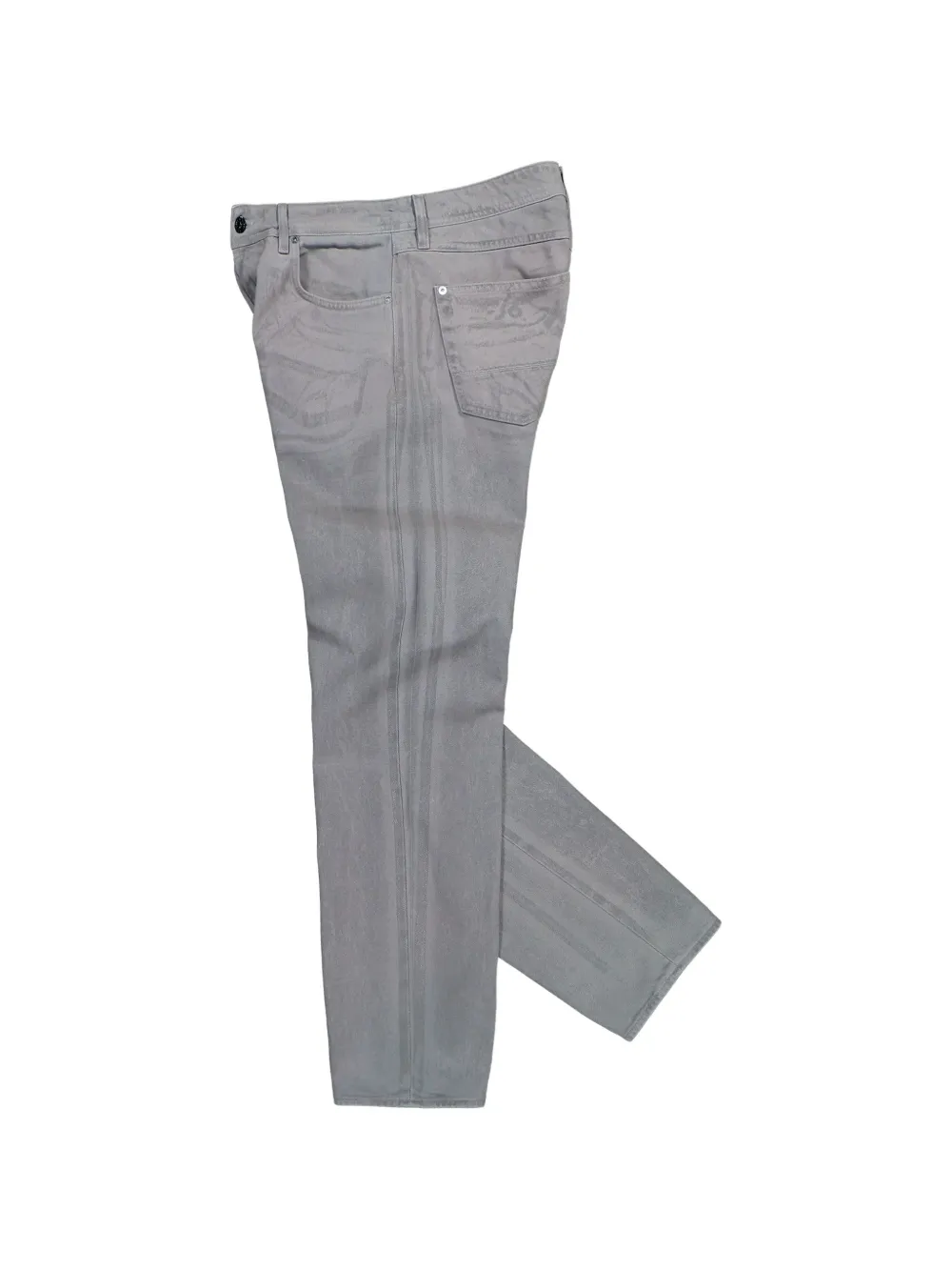 Stone Island J100005 corroded reflective light bull denim-TC jeans Grijs