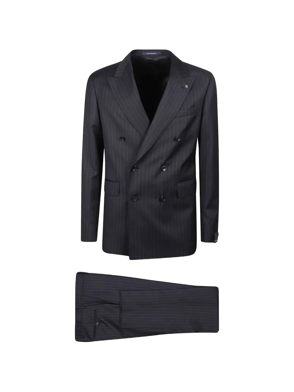 Tagliatore pinstripe double-breasted suit Blauw