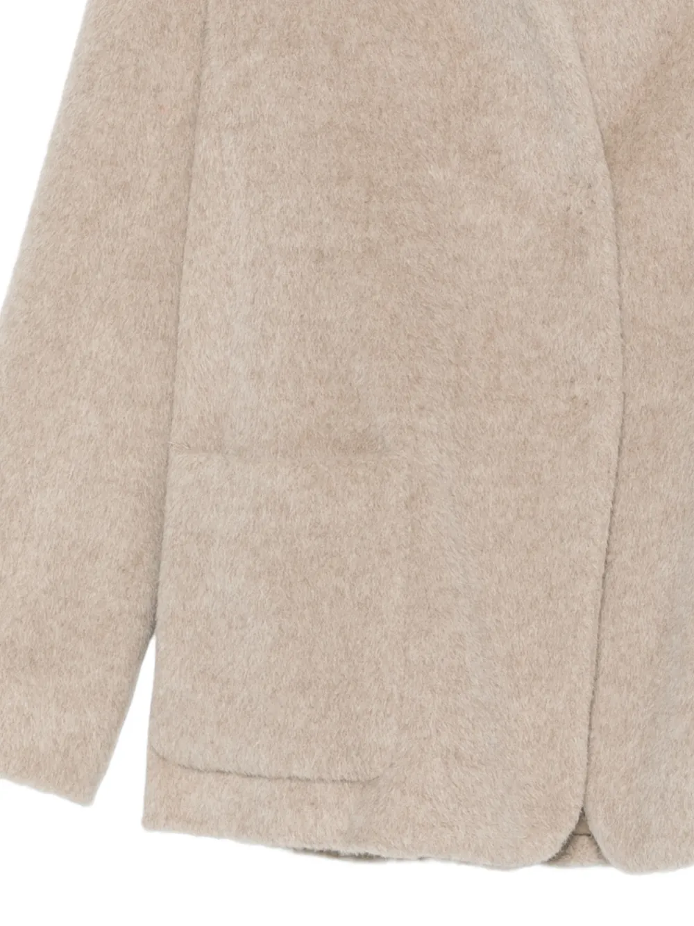 Antonelli brushed-finish patch-pocket jacket Beige