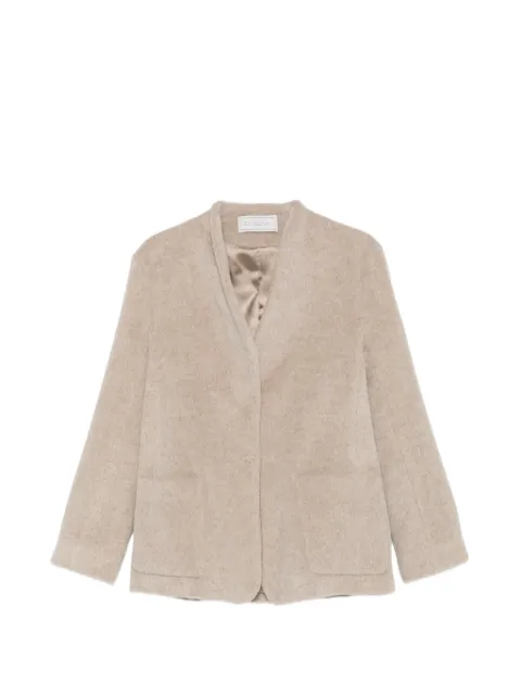 Antonelli brushed-finish patch-pocket jacket