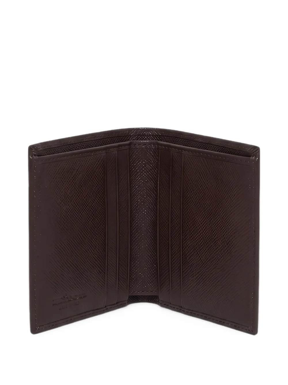Kiton logo-plaque bifold wallet Bruin