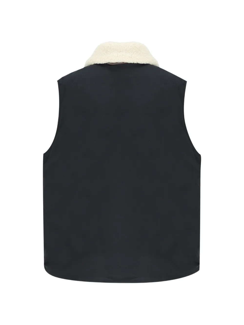 LOEWE sleeveless vest in technical cotton Zwart