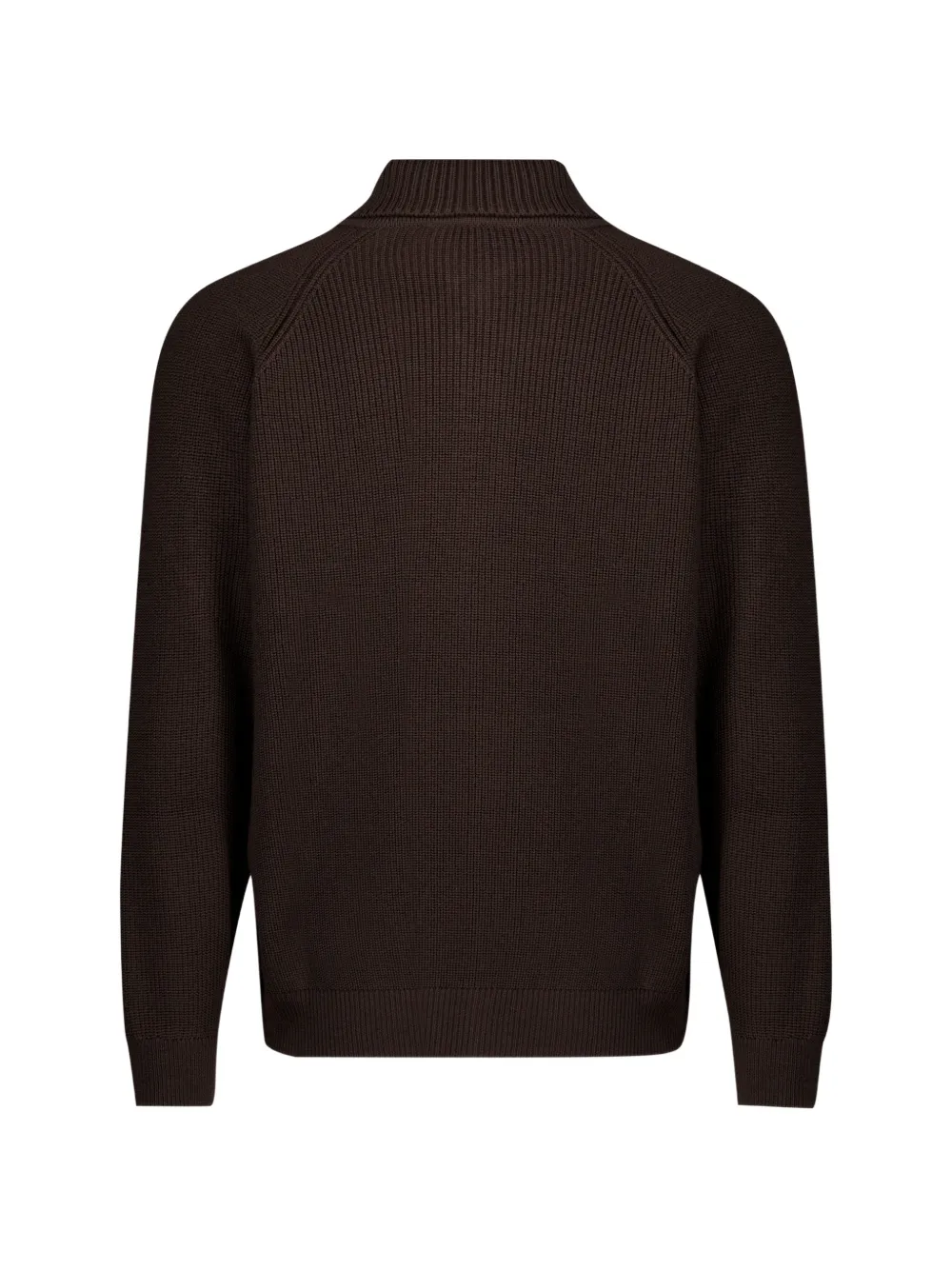 Premiata ribbed-knit raglan-sleeve jacket Bruin