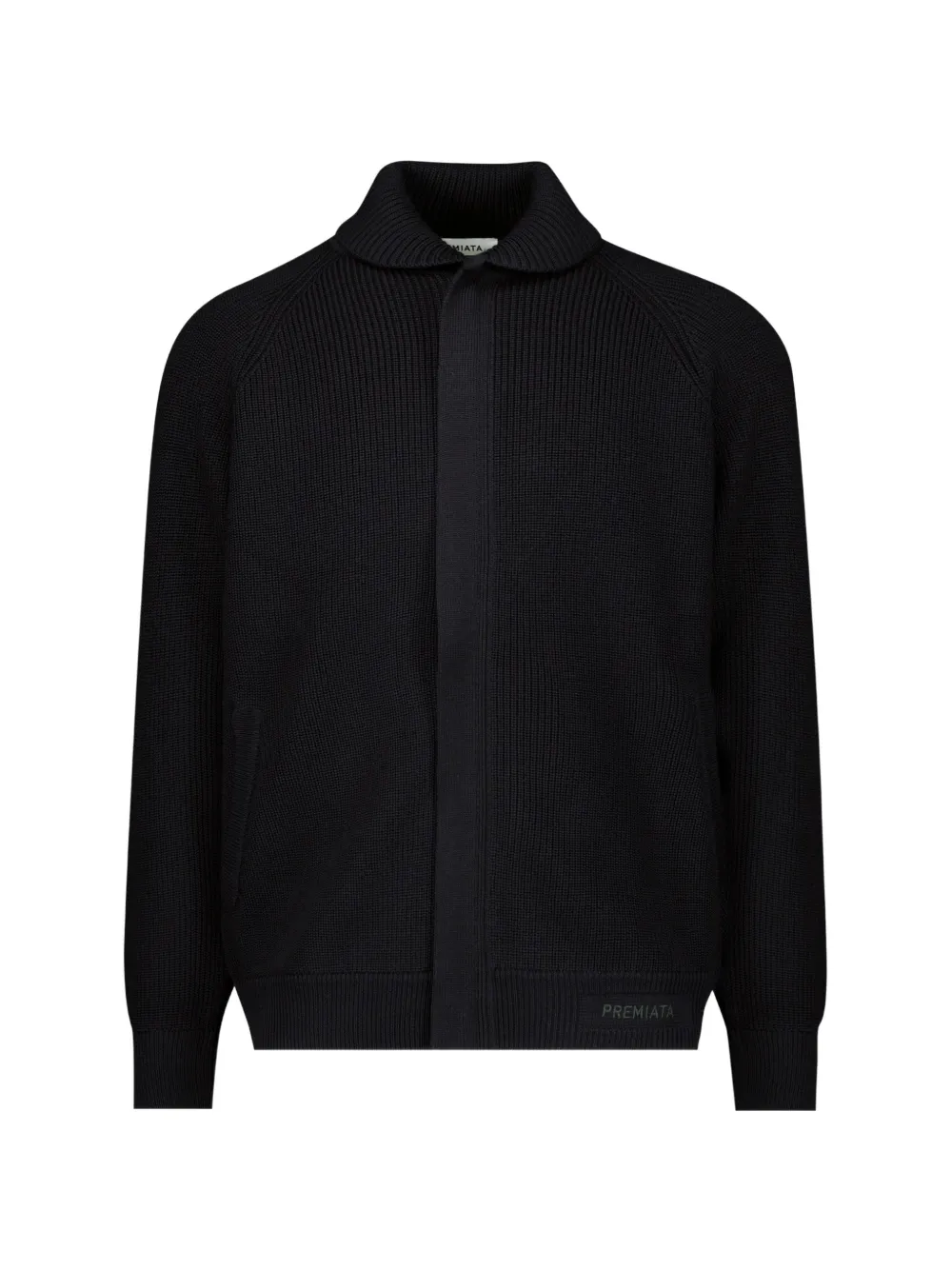 Premiata ribbed-knit merino-wool jacket - Nero