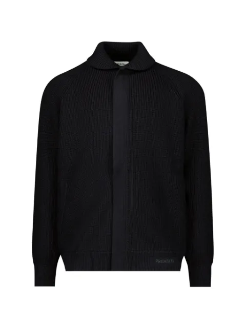 Premiata ribbed-knit merino-wool jacket