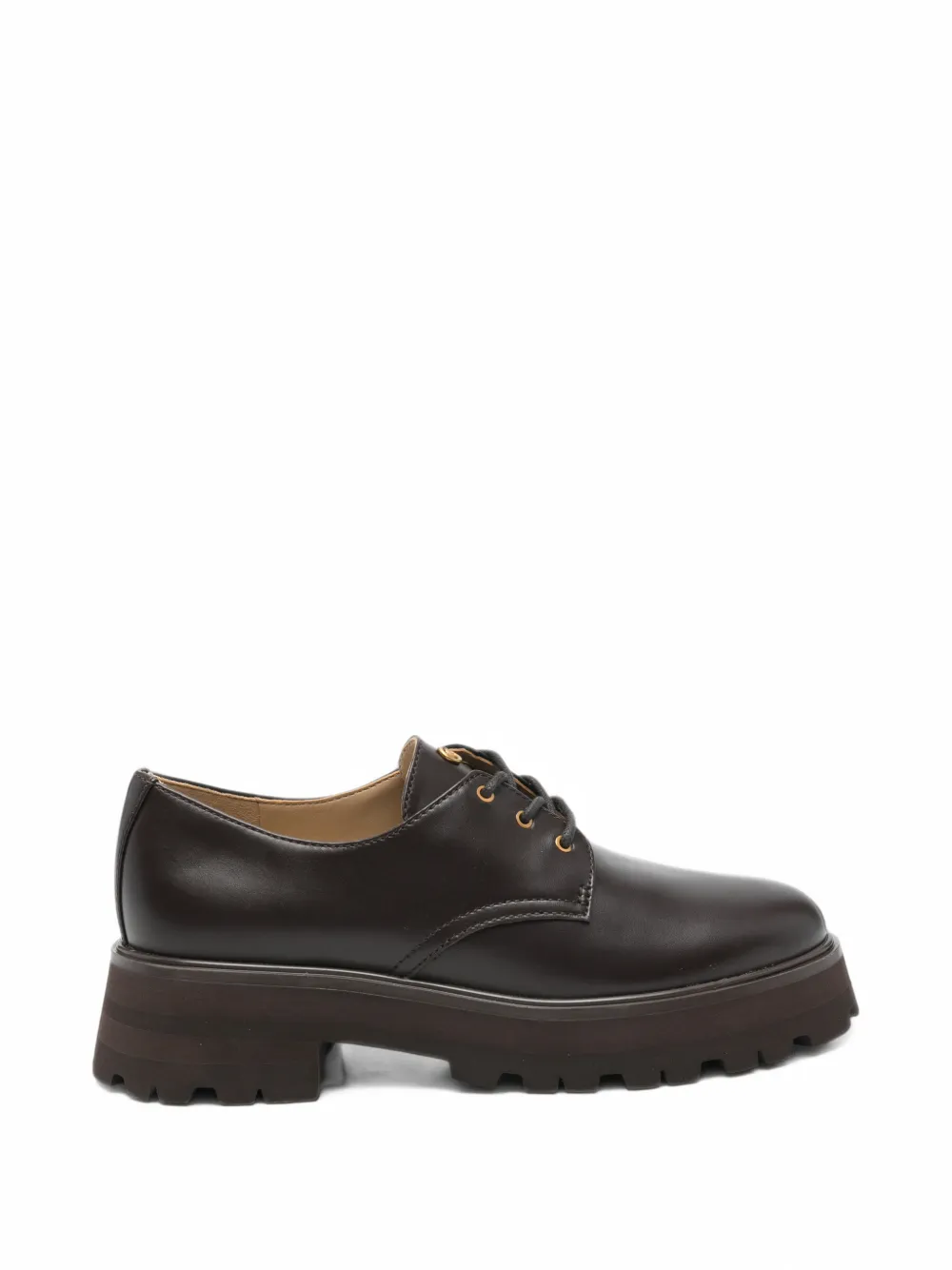 Michael Michael Kors chunky-sole leather derby shoes - Marrone