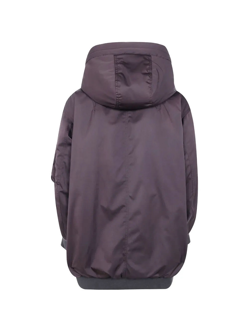 ASPESI hooded zip-up parka coat Bruin