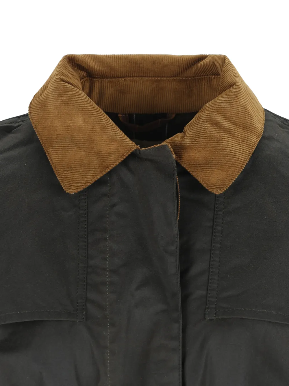 Barbour x WP waxed-cotton belted coat Zwart