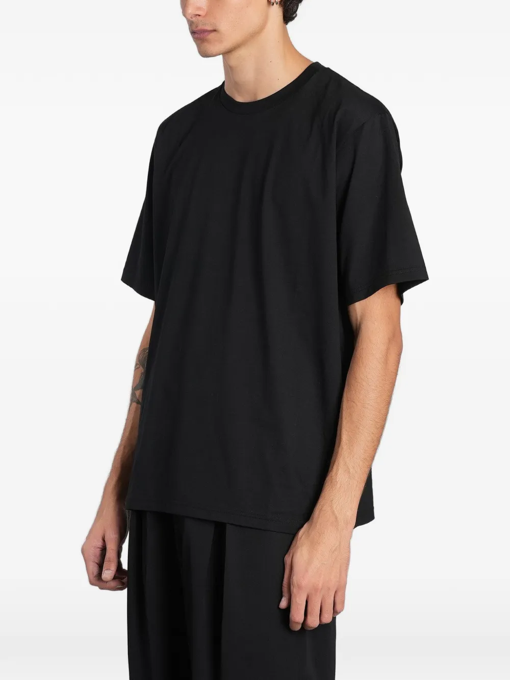 ssstein crew-neck T-shirt Zwart