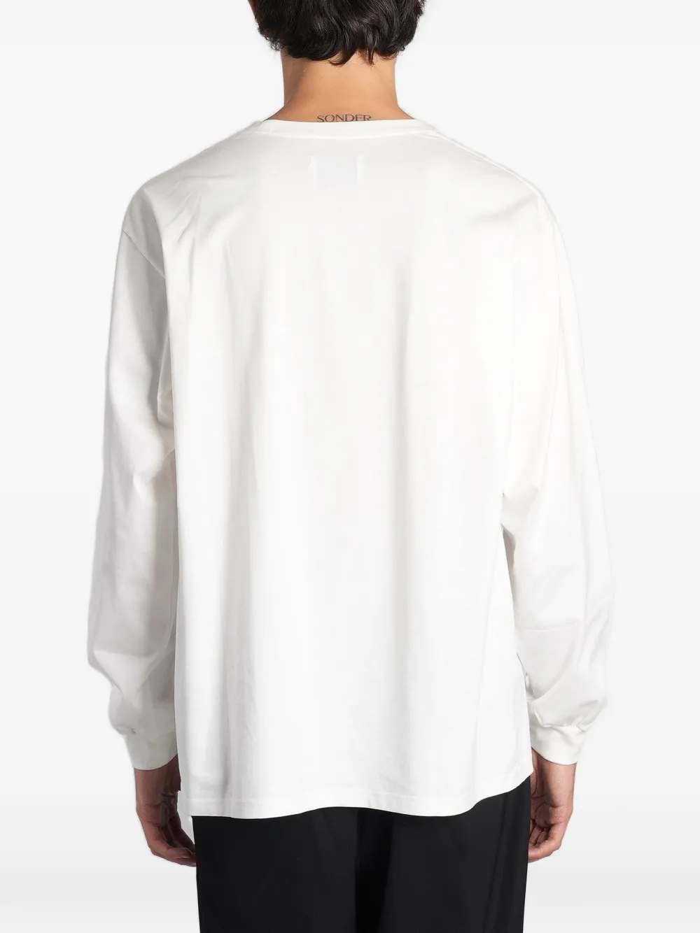 ssstein crew-neck long-sleeve T-shirt Wit