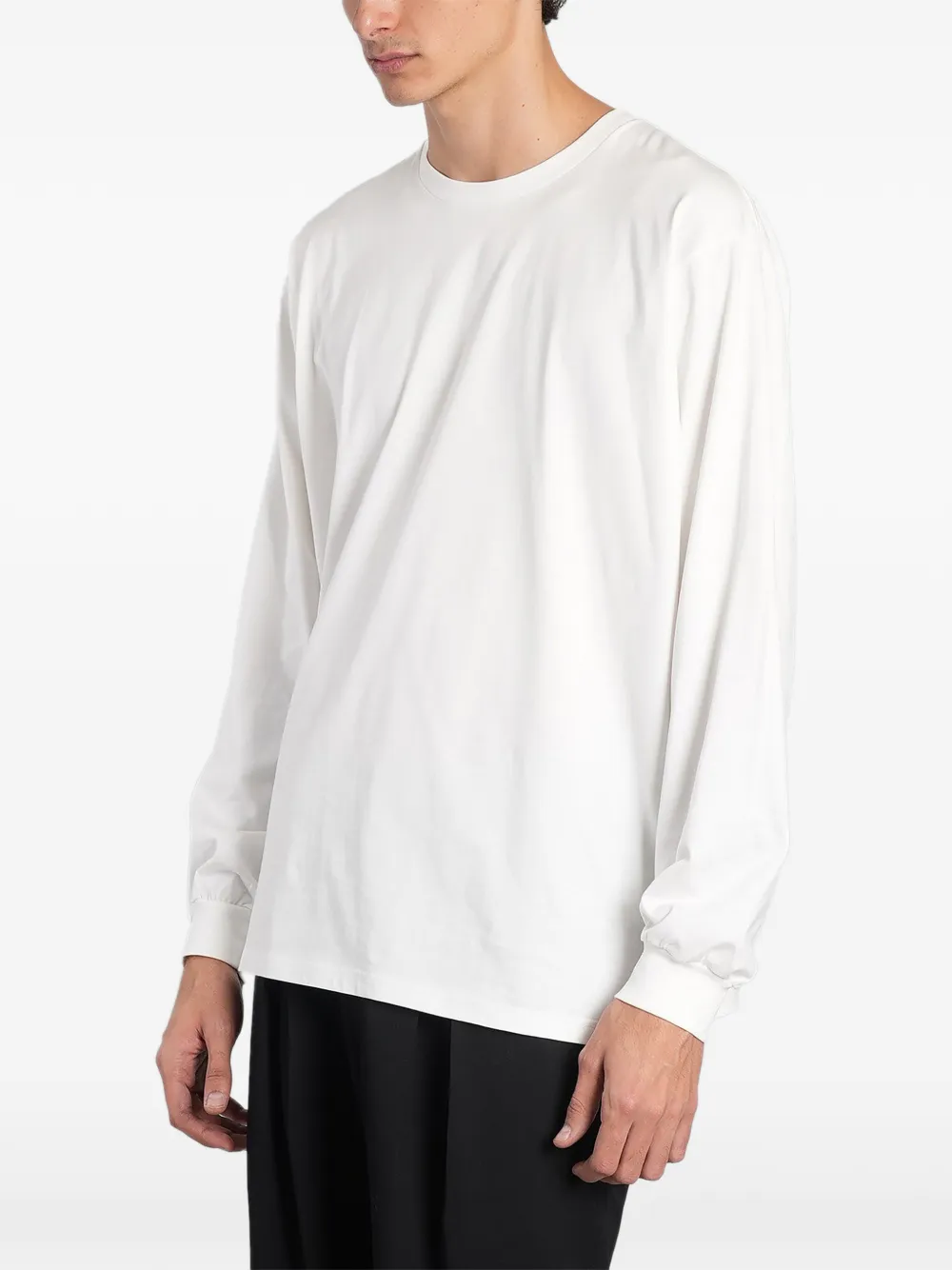 ssstein crew-neck long-sleeve T-shirt Wit