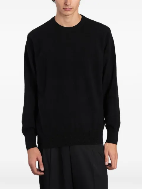 ssstein crew-neck ribbed-trim sweater