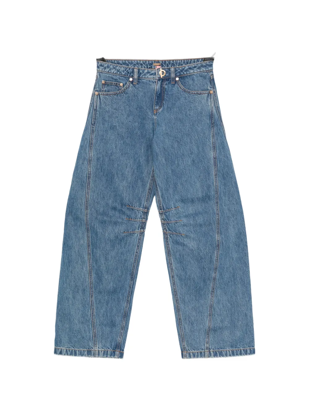 Cult Gaia Anber embroidered-pocket jeans - Blu